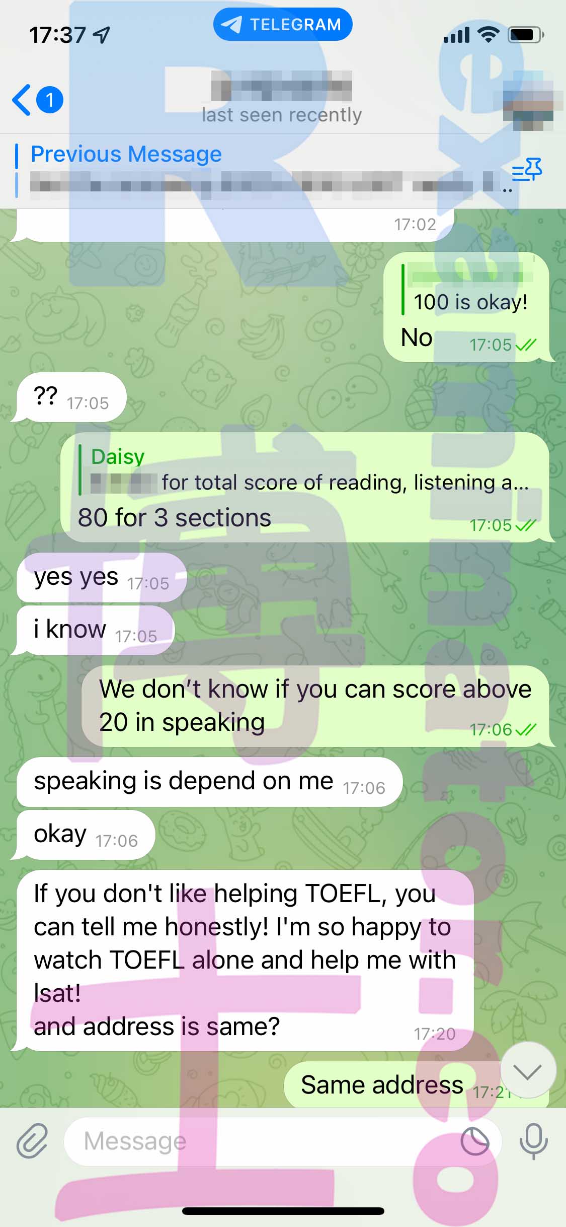 [代考保分动态]成功案例#262的对话截图