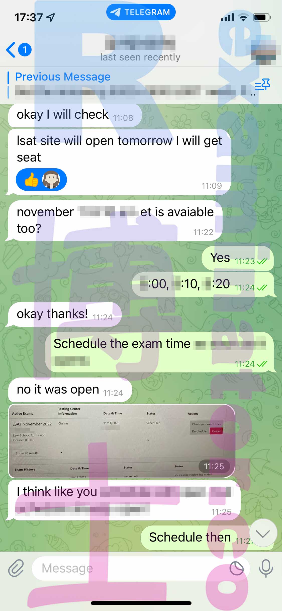 [代考保分动态]成功案例#262的对话截图