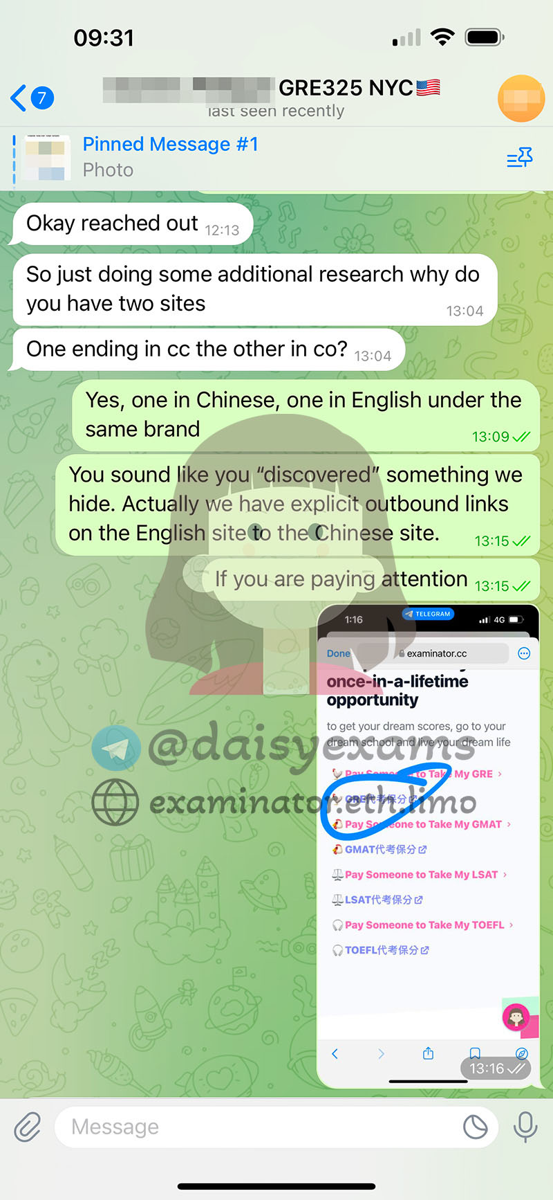 怀疑的 GRE保分客户克服了对 examinator 的欺诈指控