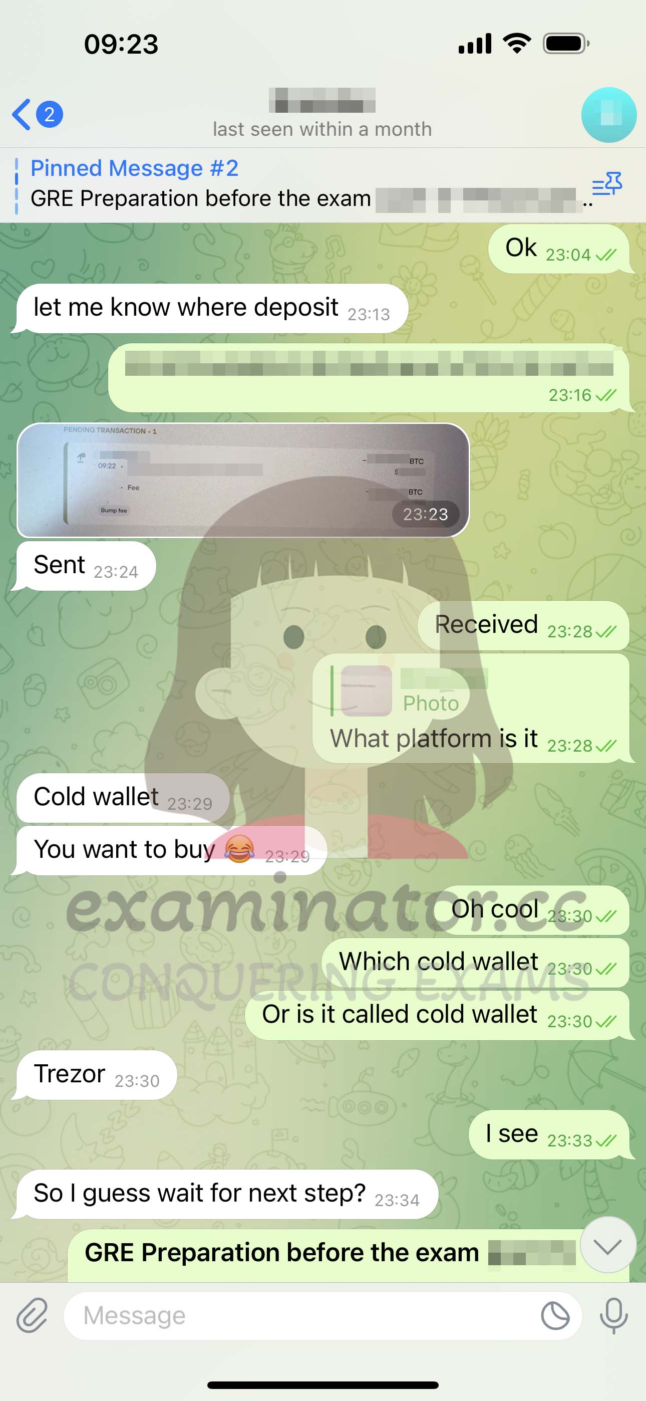 [GRE代考保分]成功案例#353的对话截图