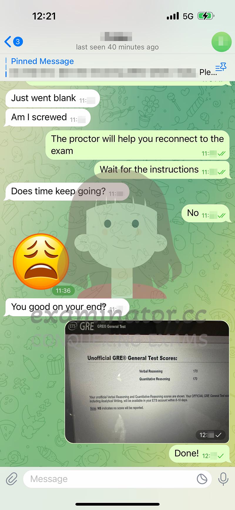 GRE代考出分满分340