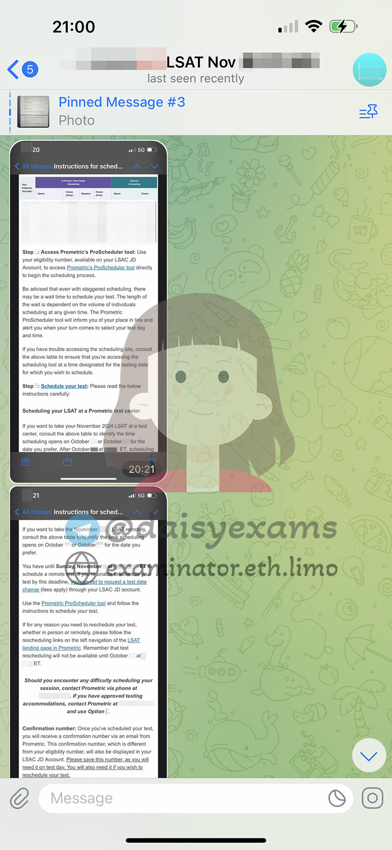 美国 LSAT 代考客户考期时间安排3