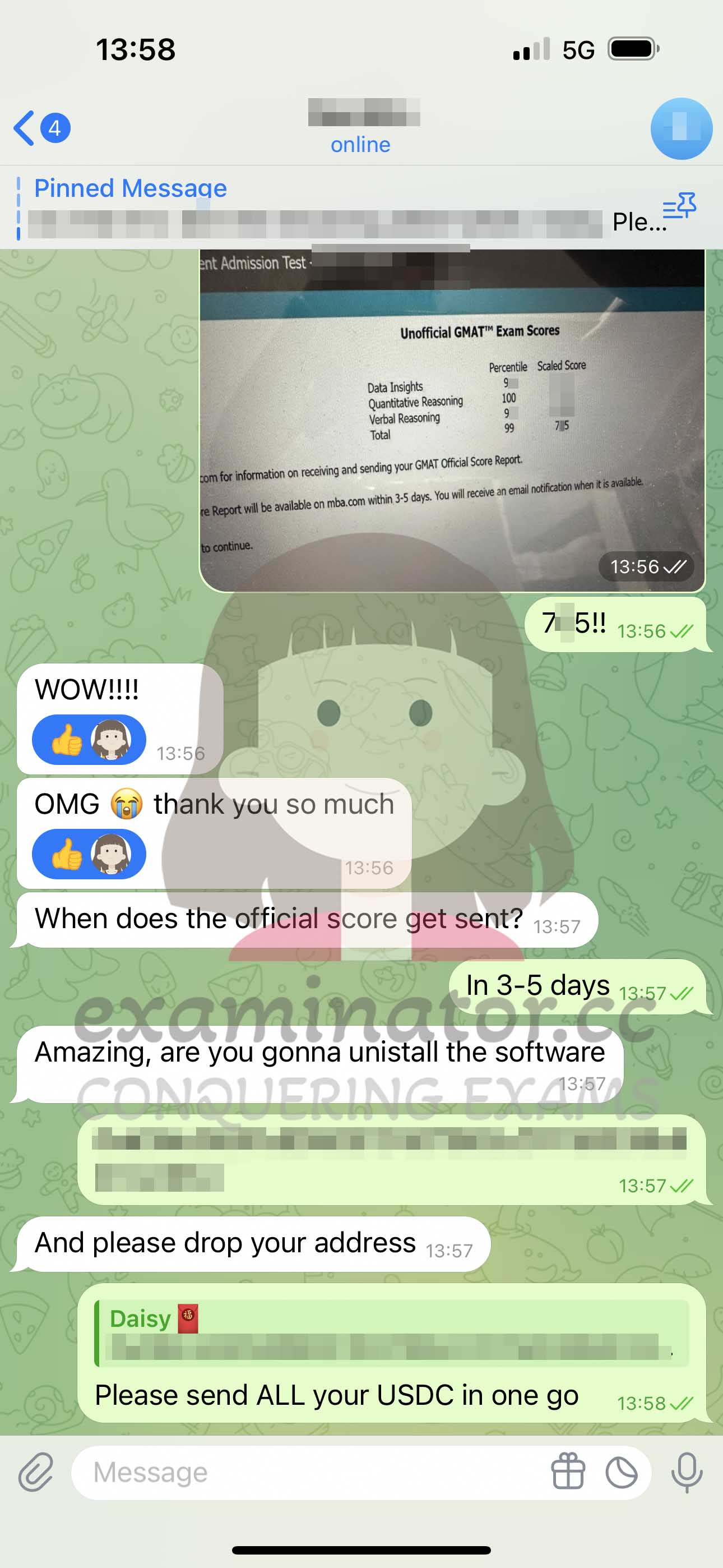 GMAT代考团队取得99%的GMAT Focus Edition顶级分数7X5