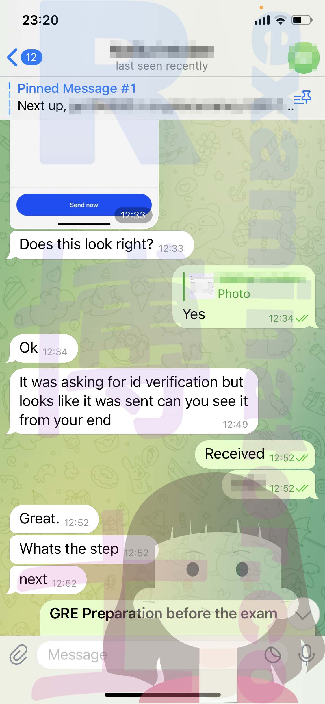 [GRE代考保分]成功案例#324的对话截图