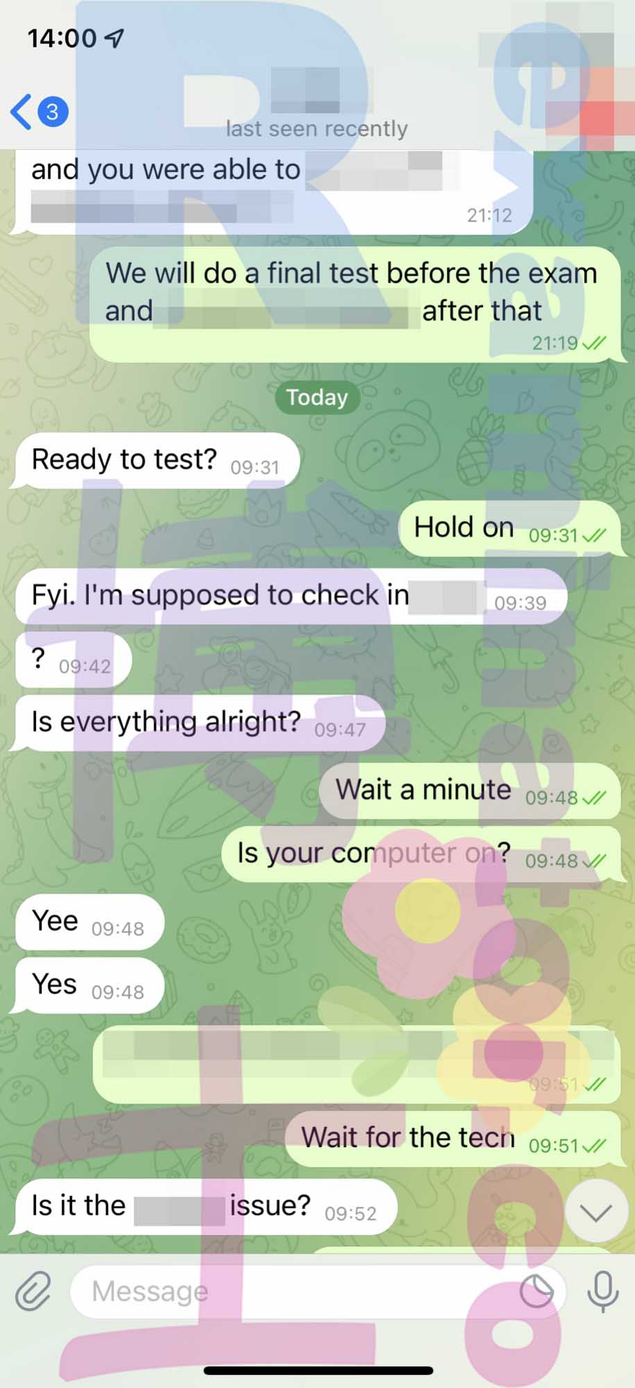 GMAT代考保分成功案例#295的与客户对话截图