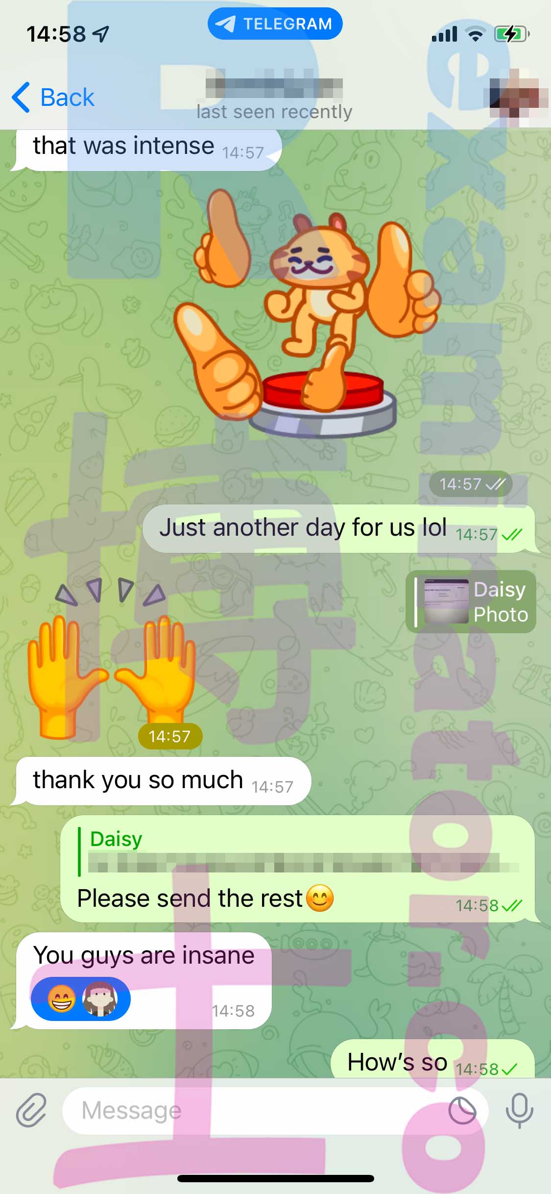 GRE代考保分成功案例#409的与客户对话截图