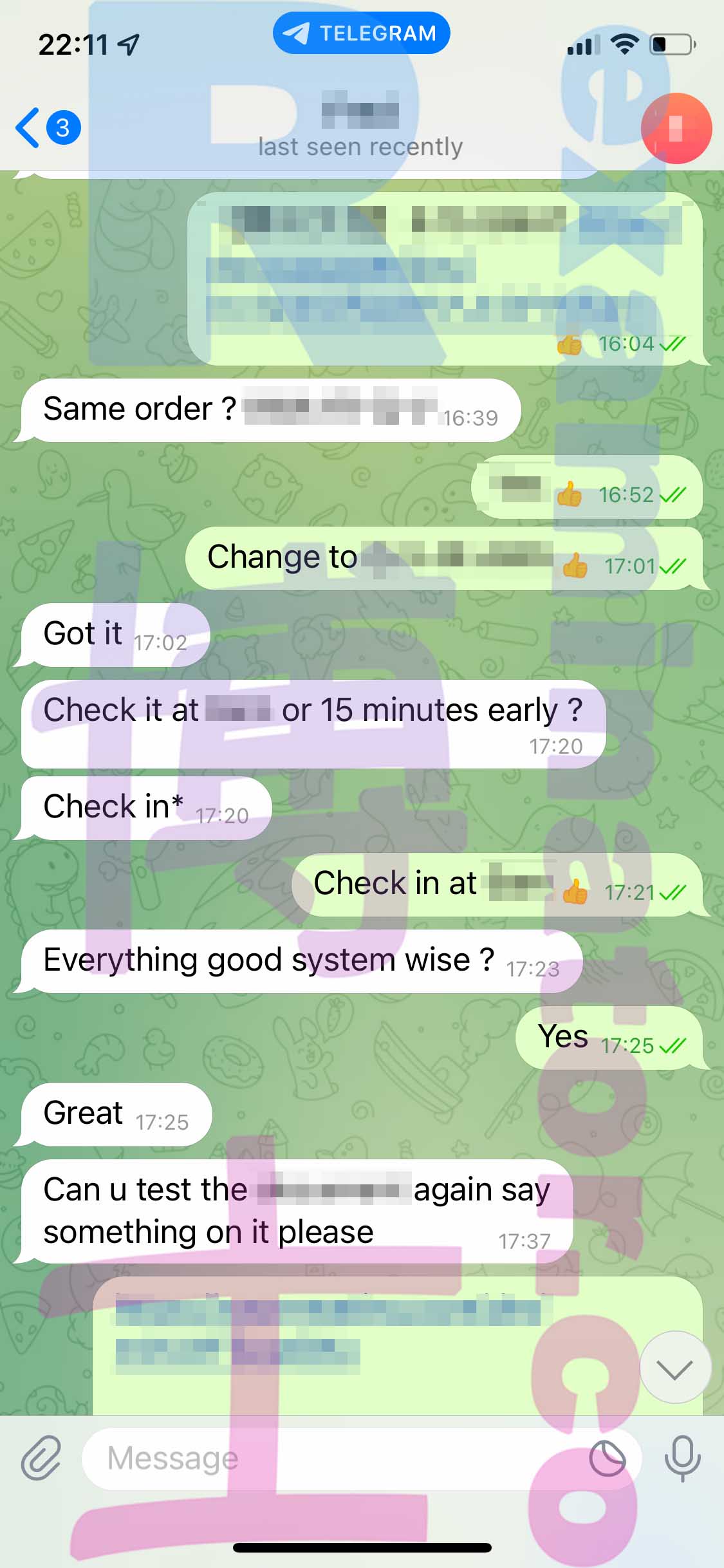 GMAT代考保分成功案例#367的与客户对话截图