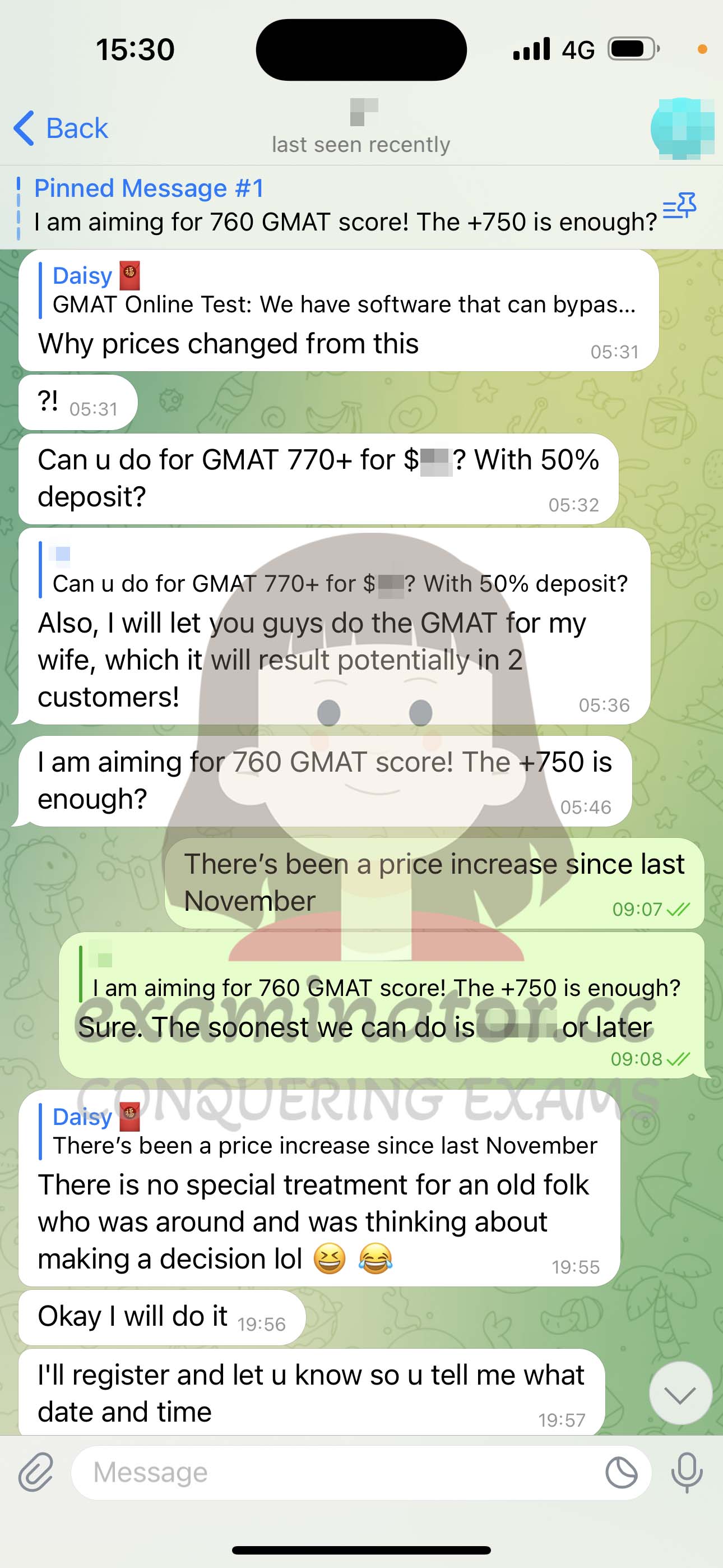 [GMAT代考保分]成功案例#350的对话截图
