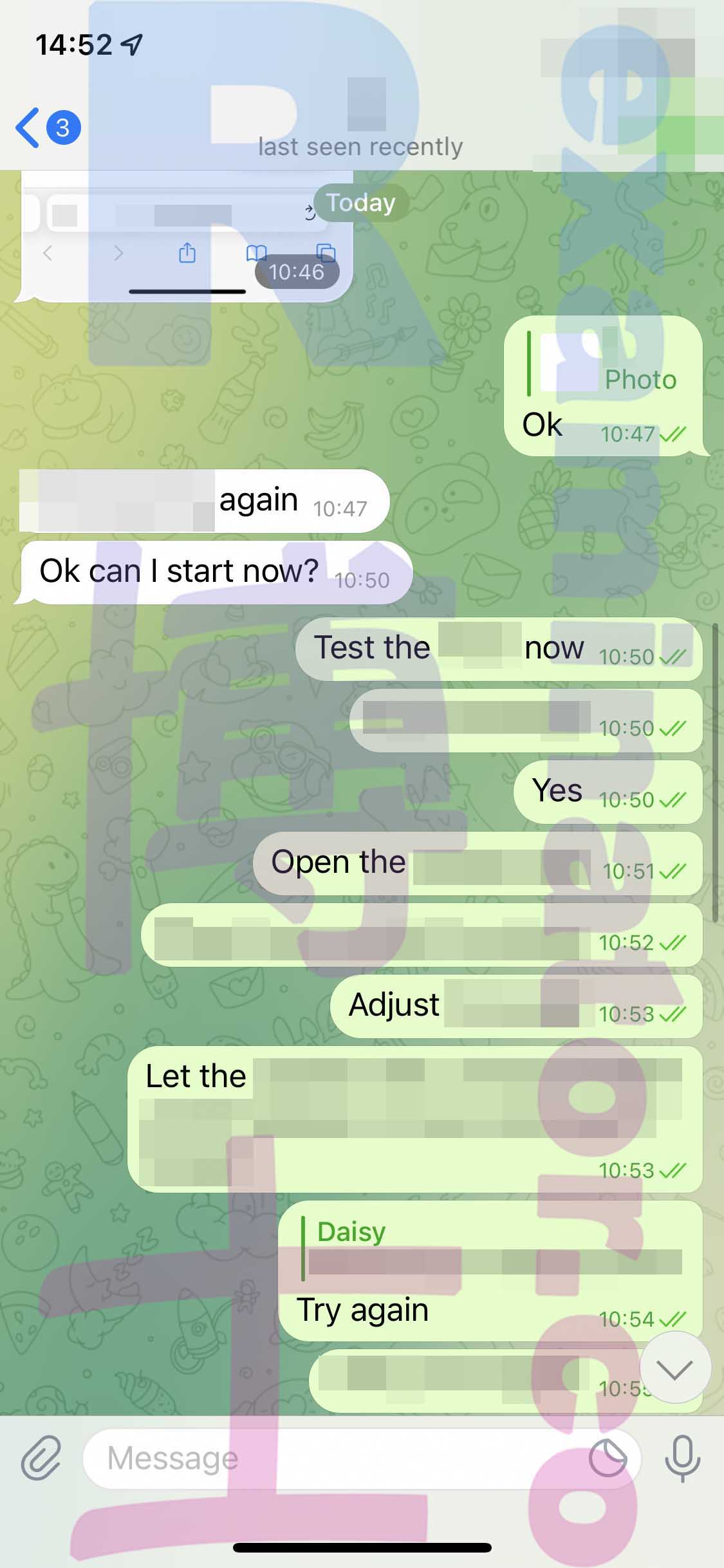 GMAT代考保分成功案例#298的与客户对话截图