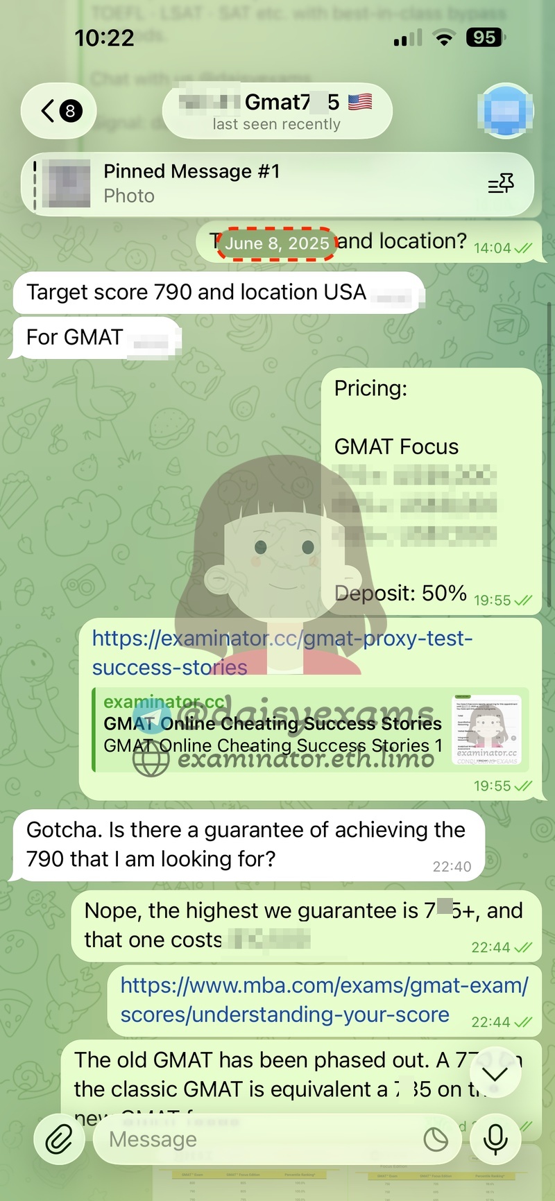GMAT代考 7X5 案例:美国客户历经7次改期犹豫,拿下100%的顶级成绩🇺🇸