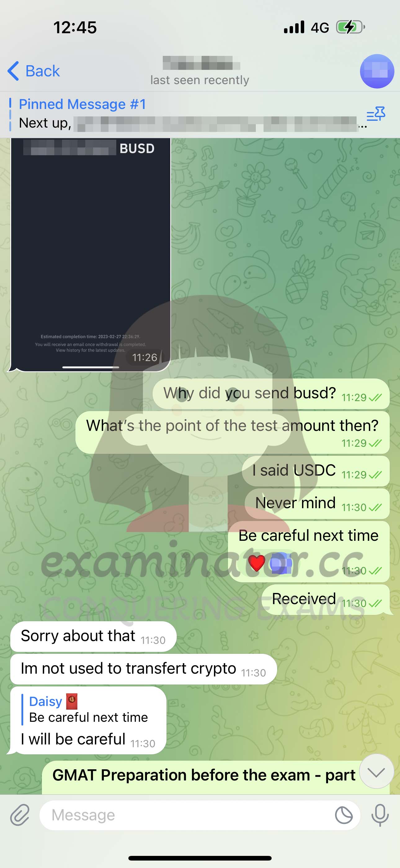[GMAT代考保分]成功案例#367的对话截图