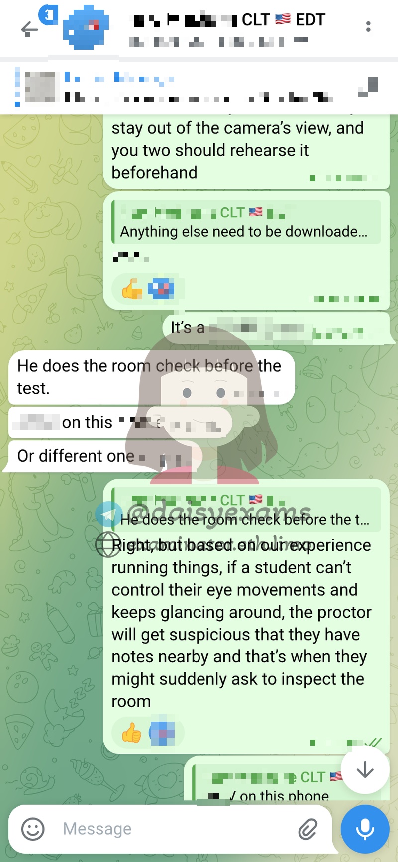 房间检查疑虑