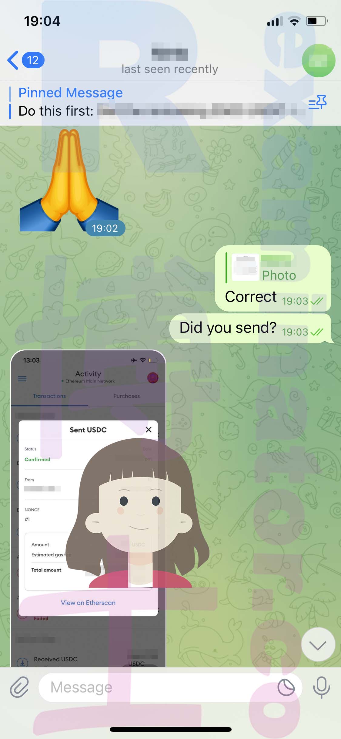 GRE代考保分成功案例#530的与客户对话截图