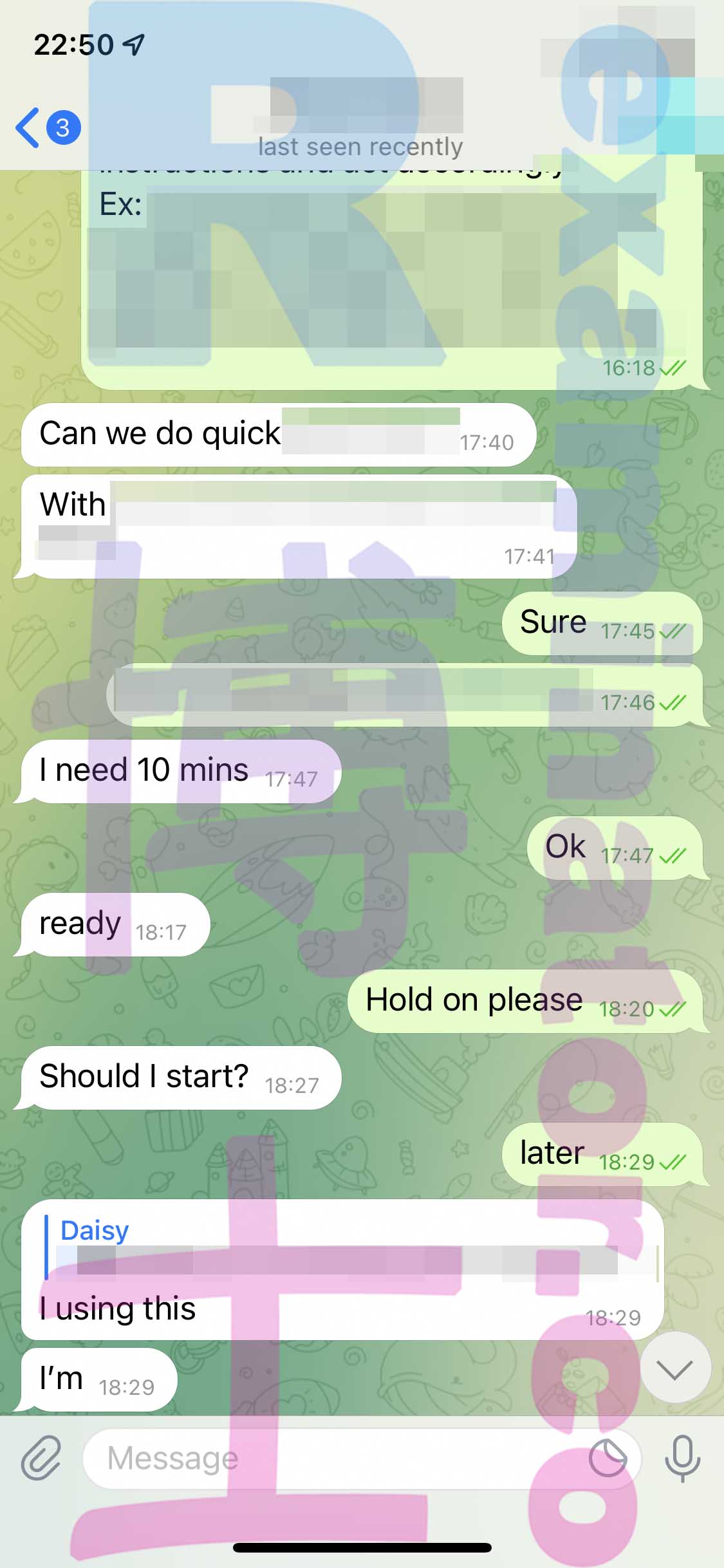 GRE代考保分成功案例#316的与客户对话截图