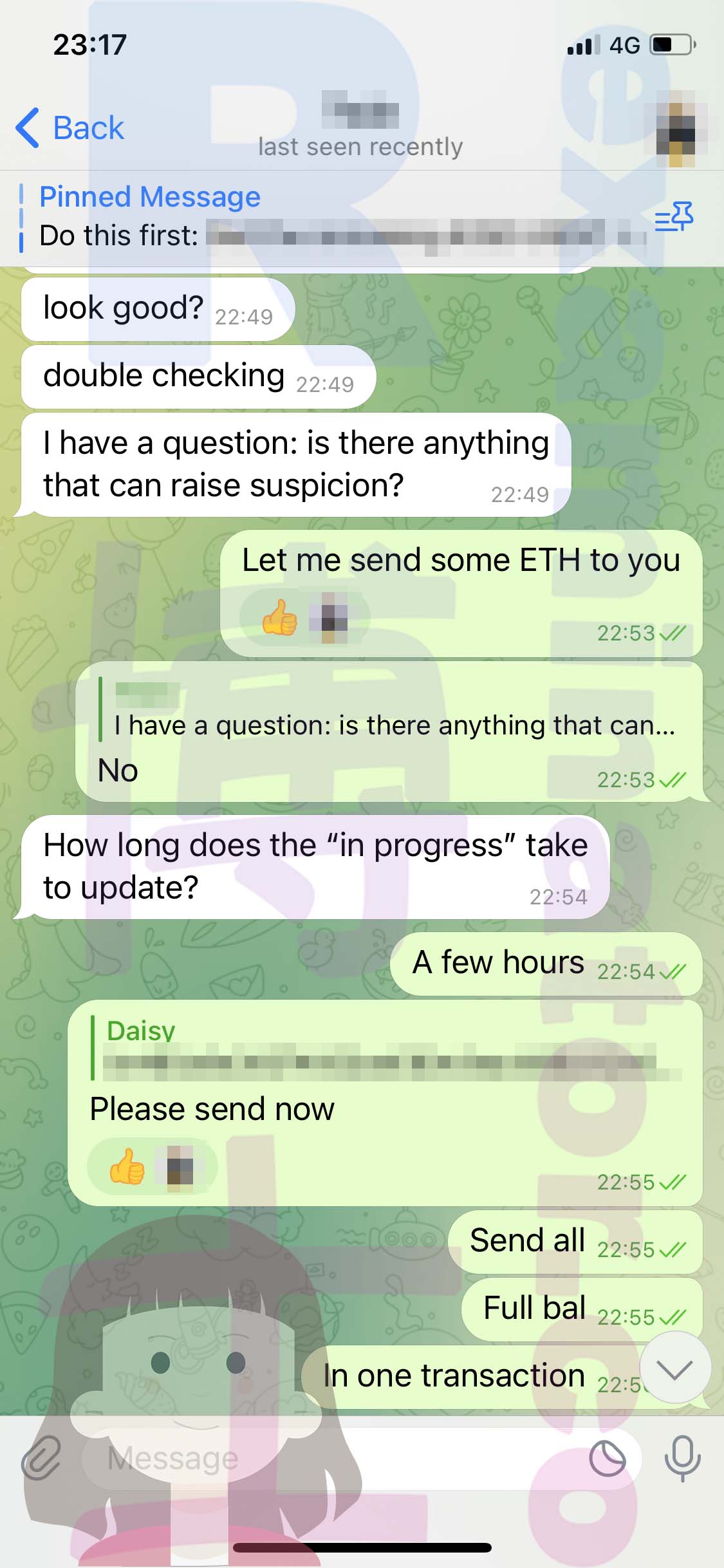GMAT代考保分成功案例#531的与客户对话截图