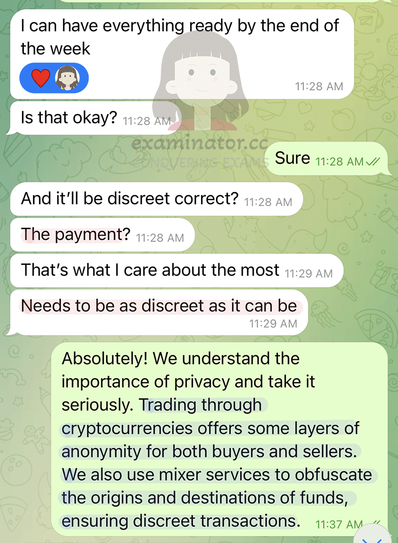 我们使用加密货币来混淆资金流向