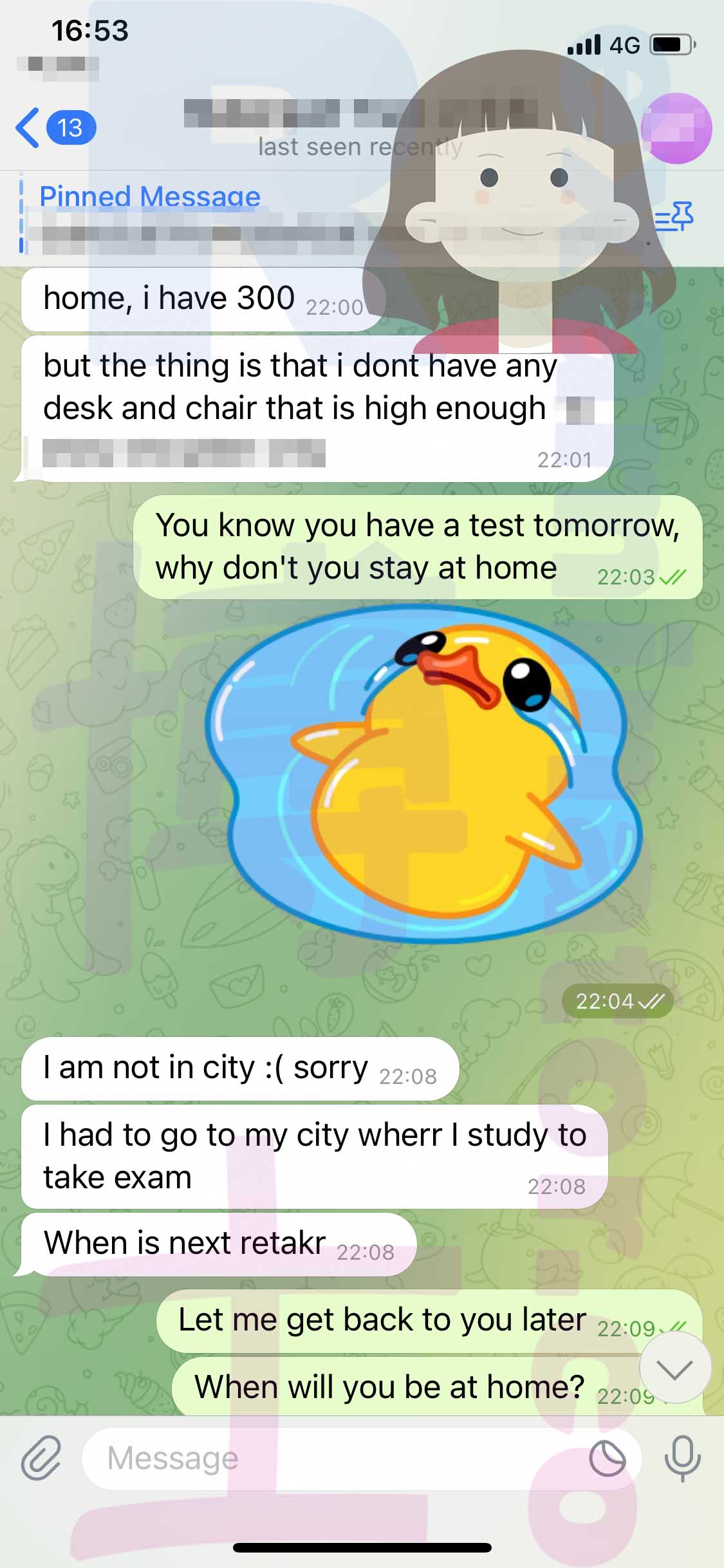 托福代考保分成功案例#489的与客户对话截图