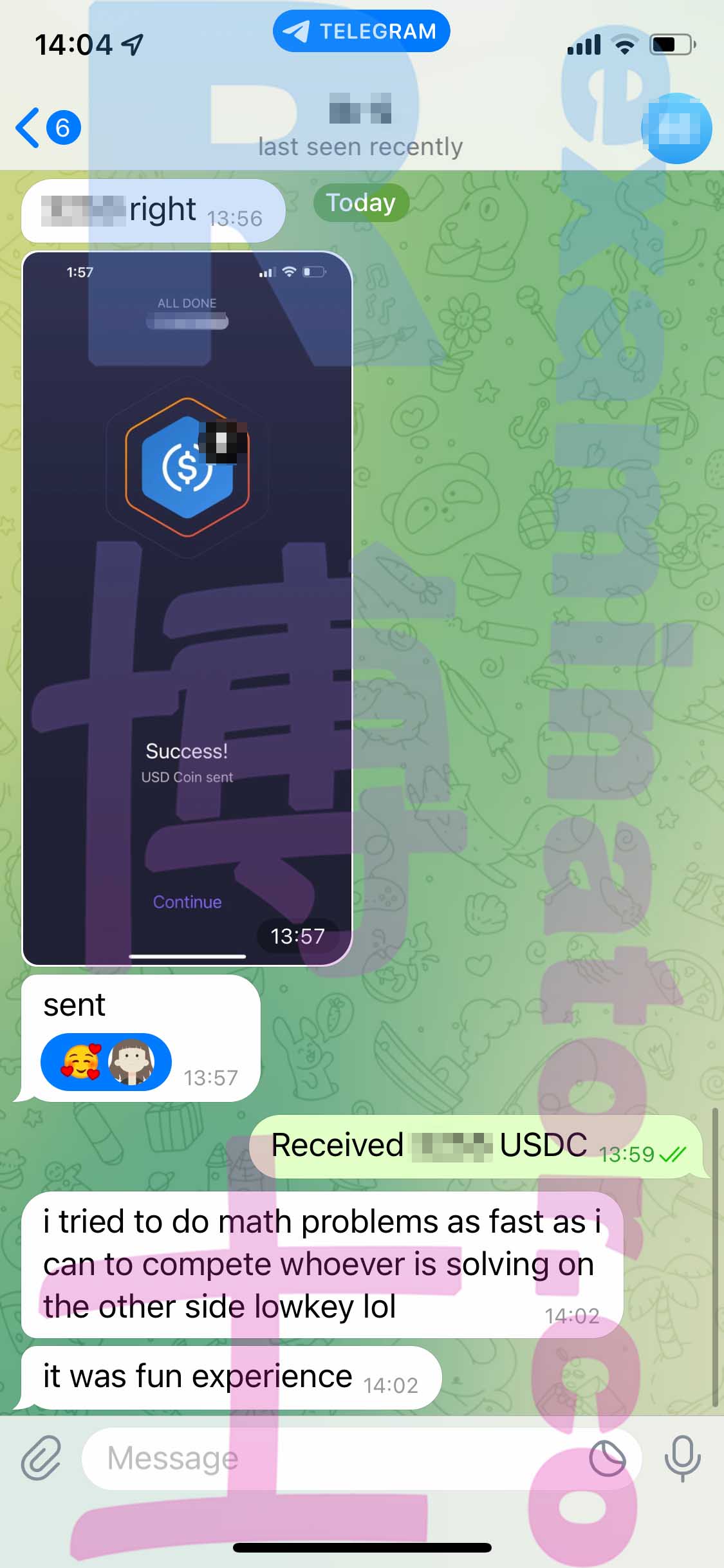 GRE代考保分成功案例#430的与客户对话截图