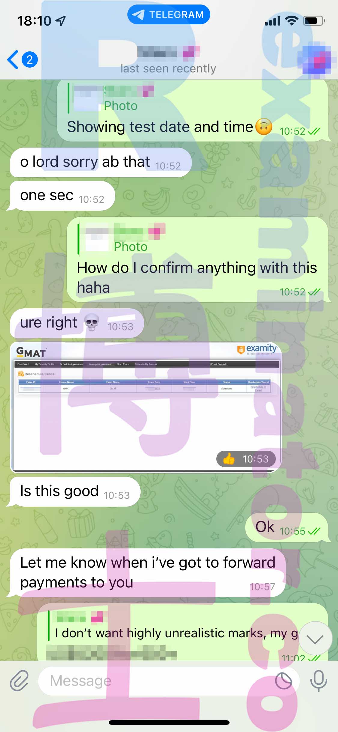 [GMAT代考保分]成功案例#244的对话截图