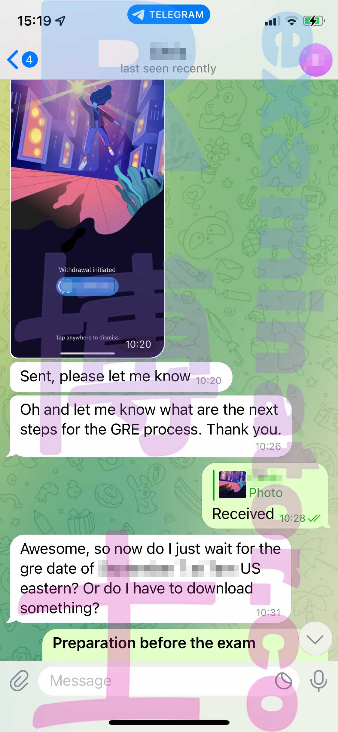 [GRE代考保分]成功案例#242的对话截图