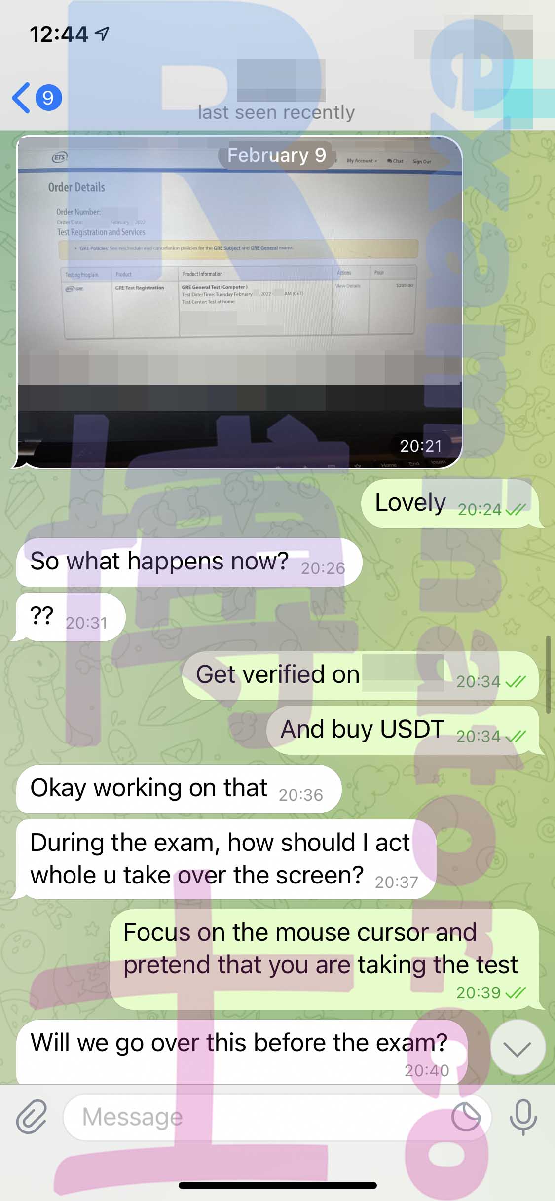[GRE代考保分]成功案例#150的对话截图