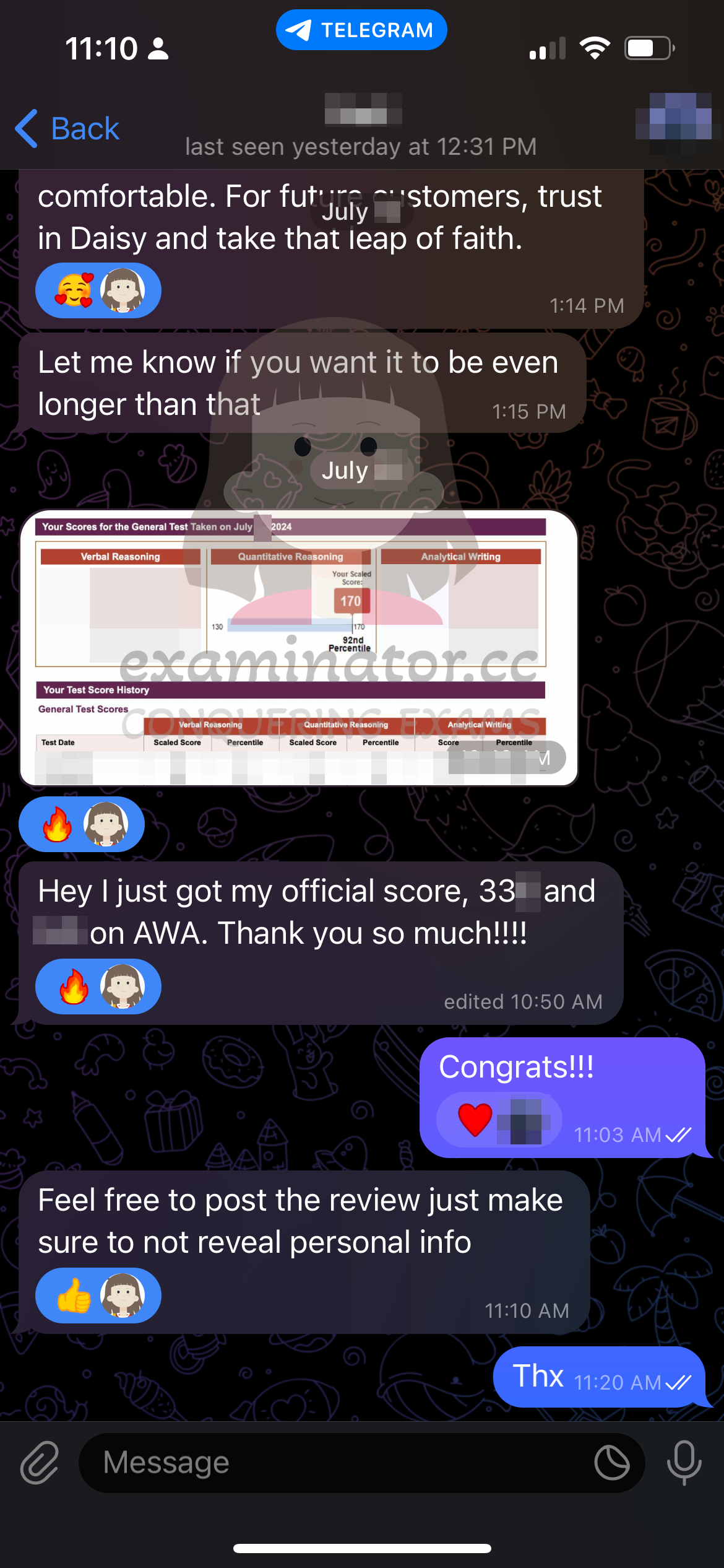 GRE proxy testing cheating Official Score