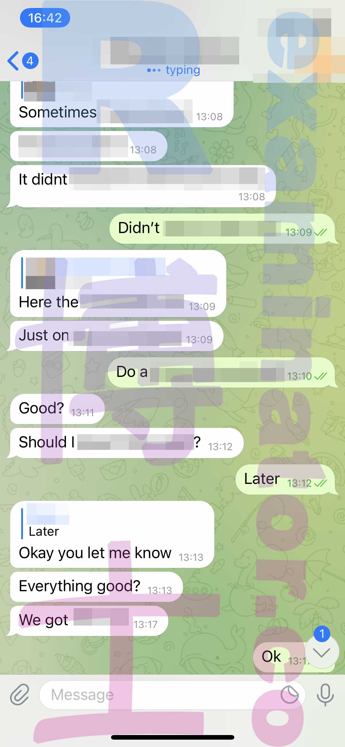 GMAT代考保分成功案例#306的与客户对话截图