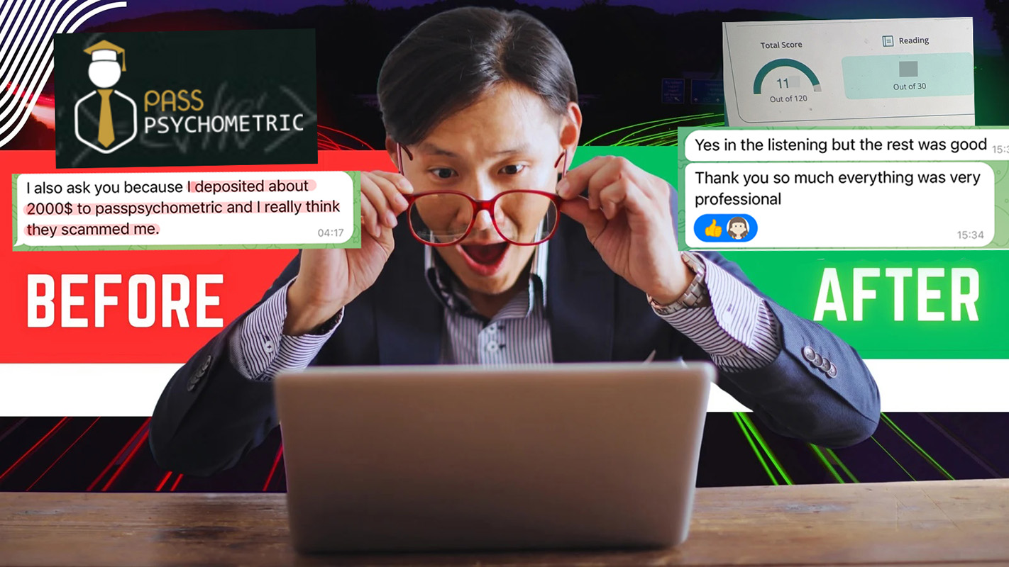 passpsychometric.com 诱骗换条件骗局