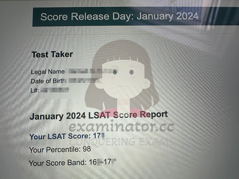 LSAT代考保分成功案例#612的与客户对话截图
