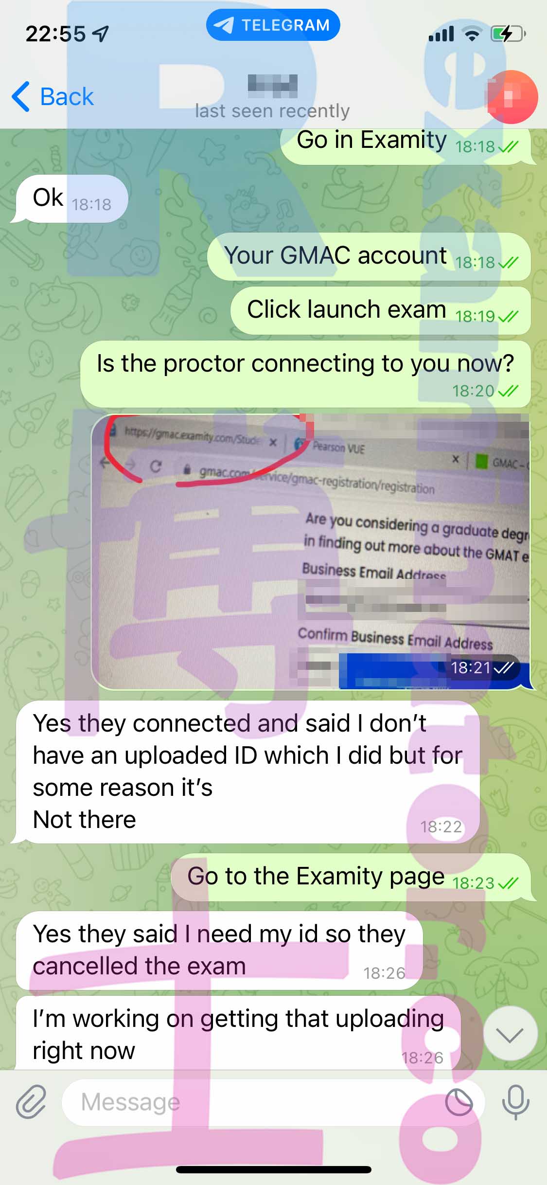 [GMAT代考保分]成功案例#249的对话截图