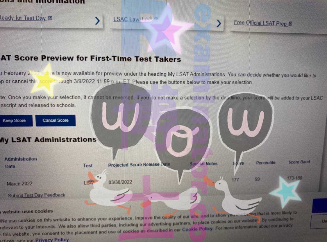 177 on the March LSAT! Client even gave us a generous tip!🧧  It’s been a pleasure to work with such an easygoing client!
