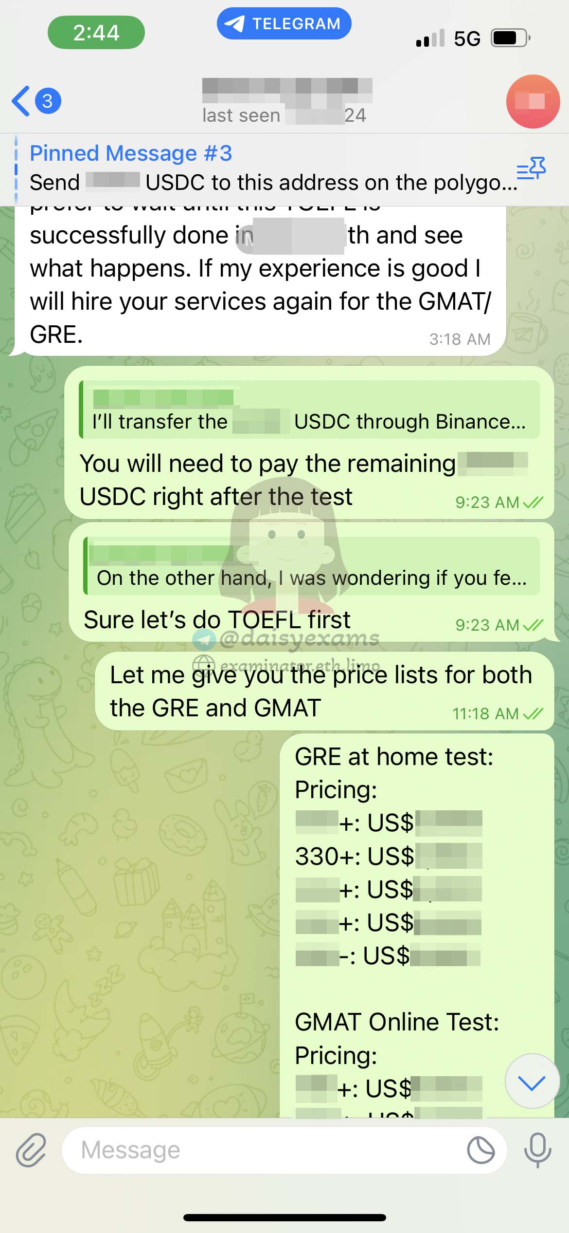 西班牙托福GMAT代考作弊