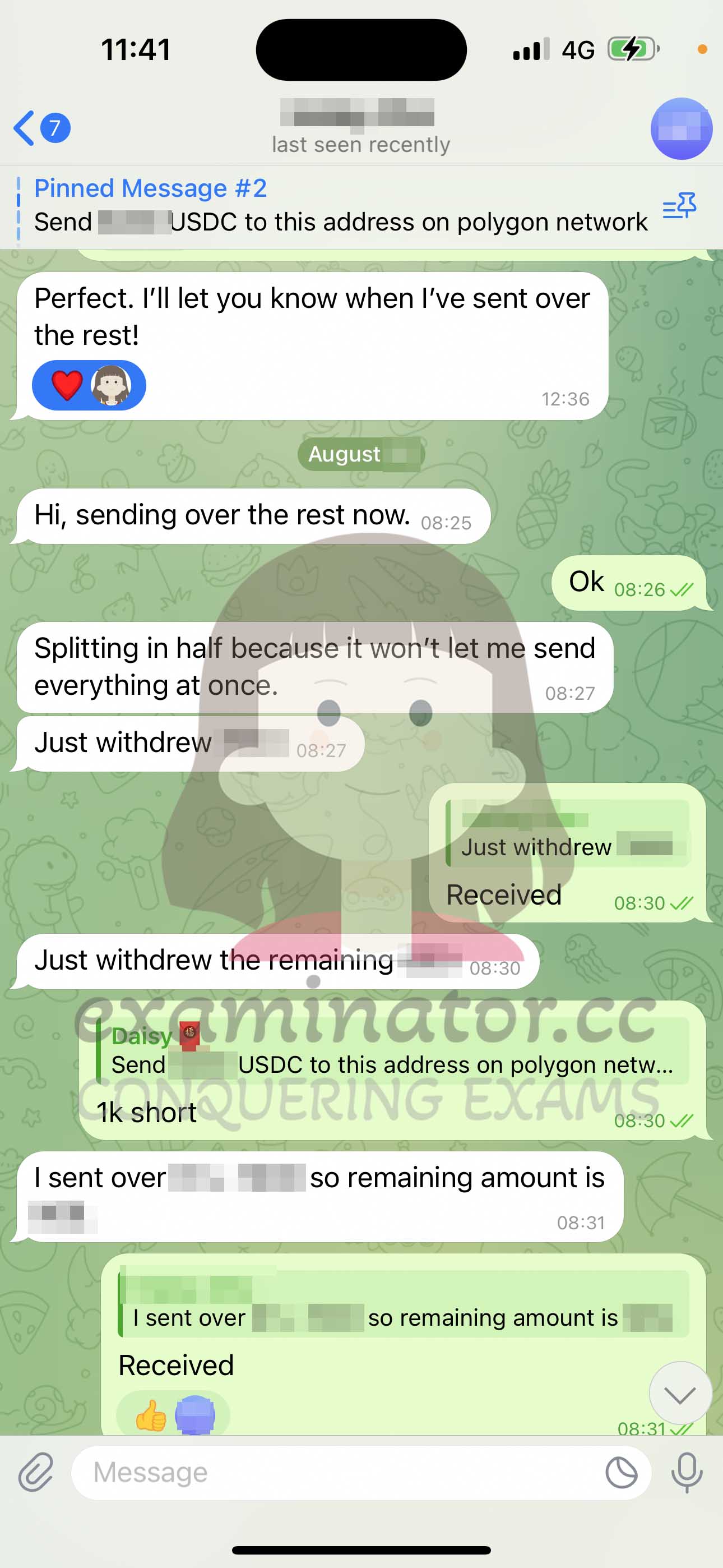 LSAT代考保分成功案例#598的与客户对话截图
