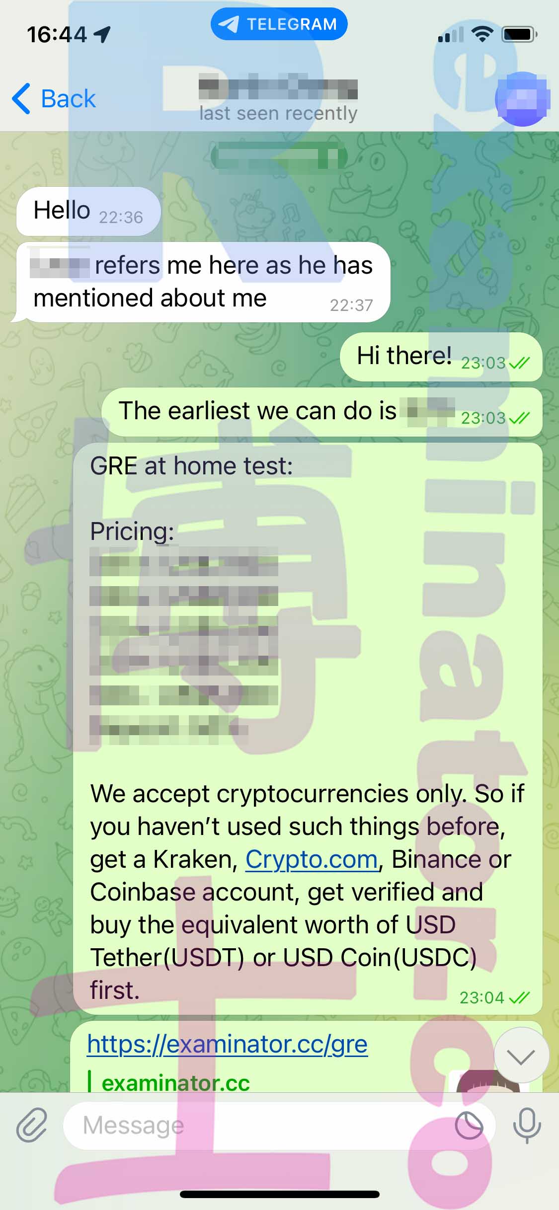 [GRE代考保分]成功案例#255的对话截图