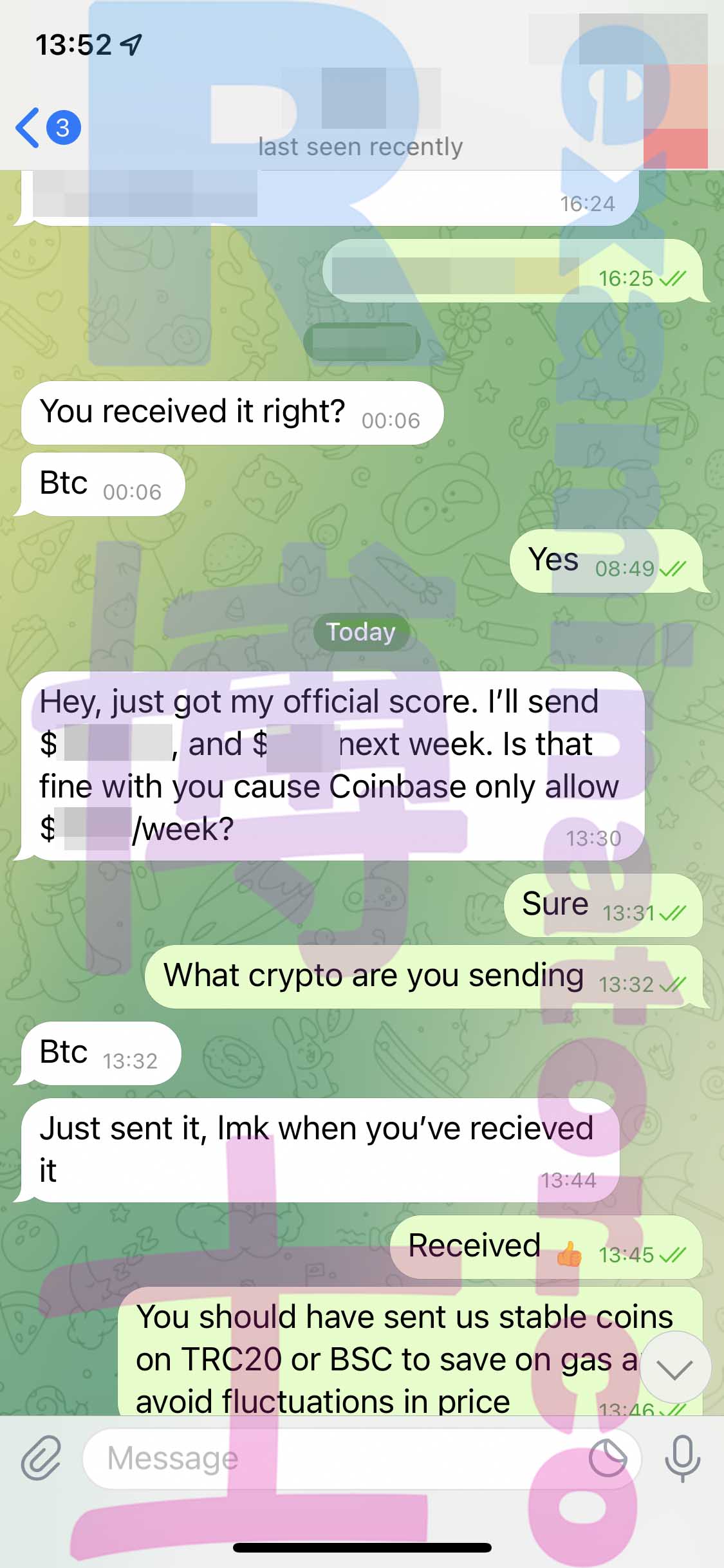GRE代考保分成功案例#321的与客户对话截图